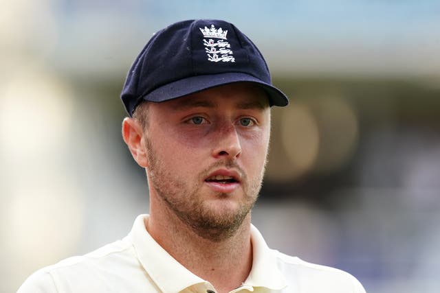 Ollie Robinson says England should remain optimistic despite a tough opening day against India (Zac Goodwin/PA)