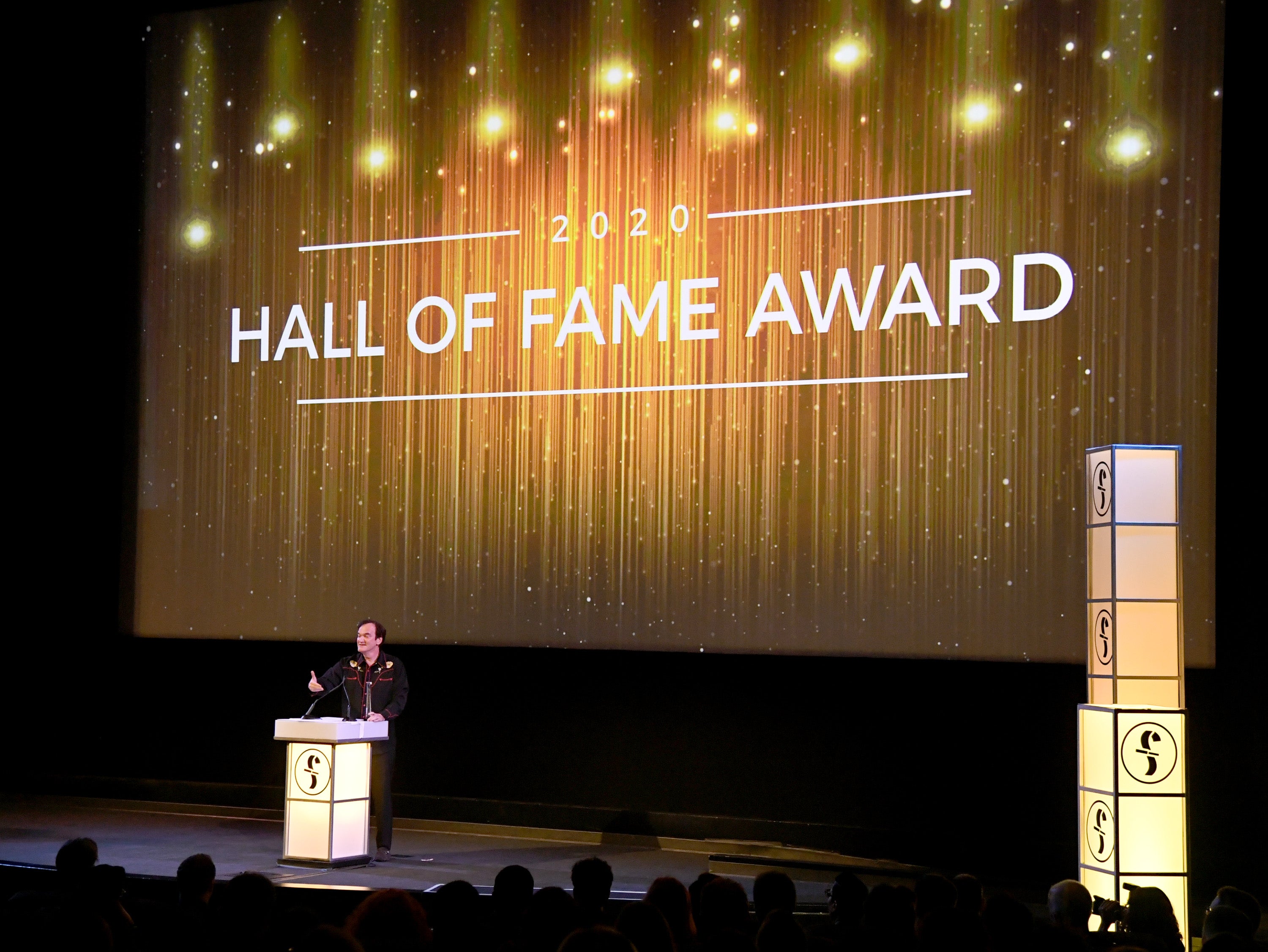 File image: Quentin Tarantino accepts the Hall of Fame Award at the 15th Annual Final Draft Awards 2020