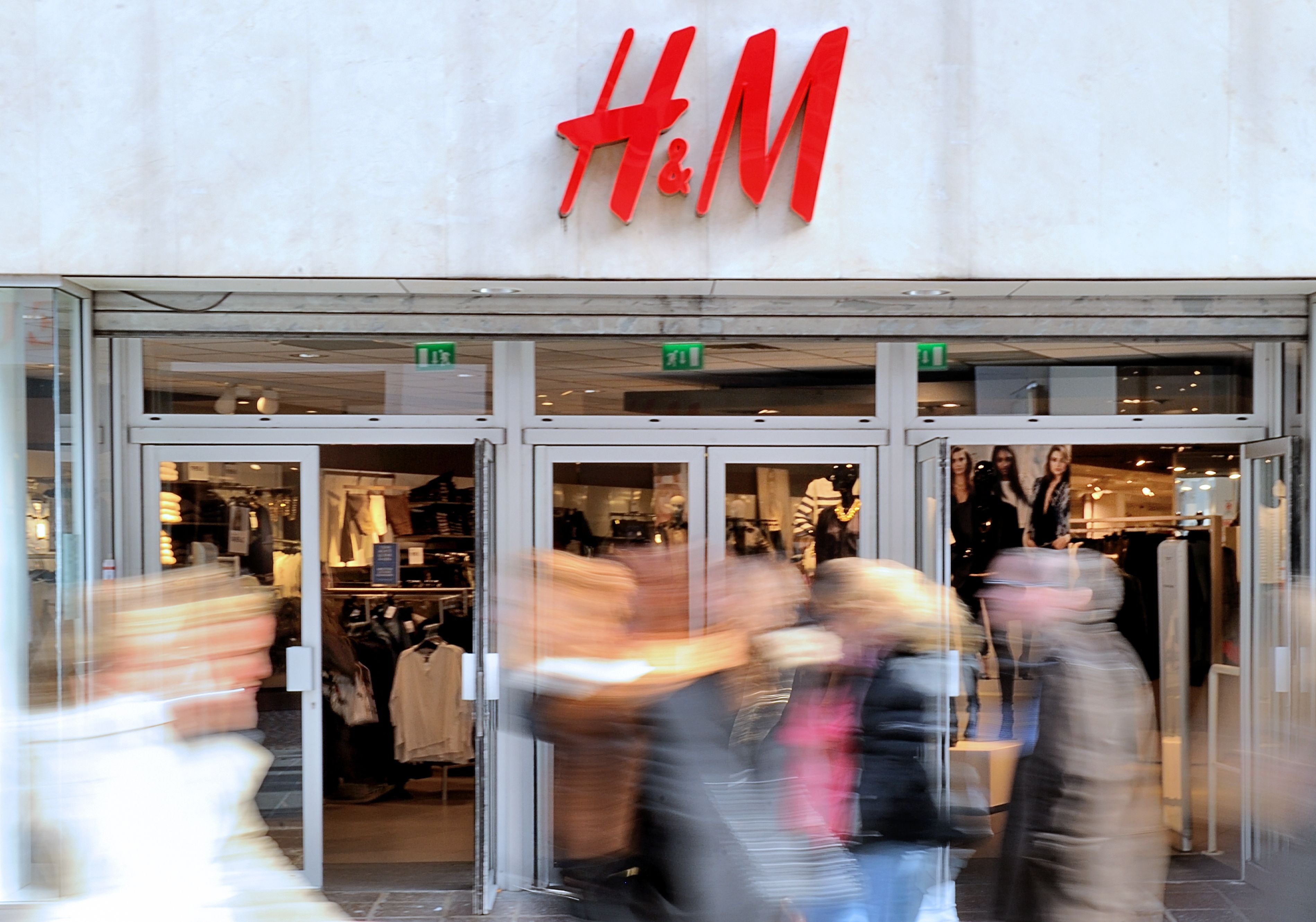 File image: H&M clothing store in the French northern city of Lille