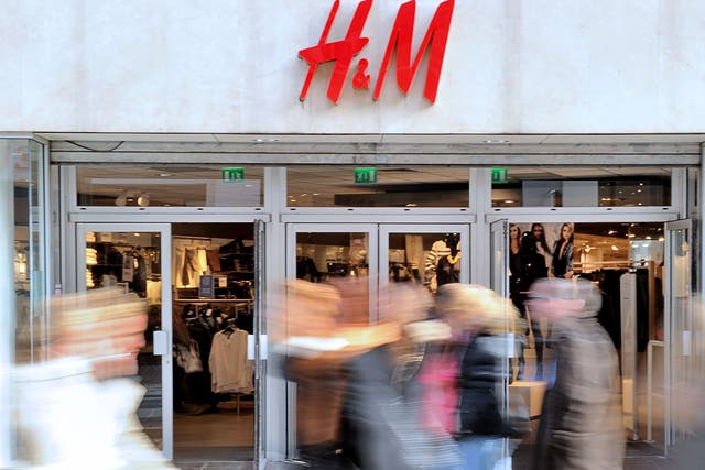 <p>File image: H&M clothing store in the French northern city of Lille</p>