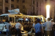 Russia bus explosion kills 2, injures 17; cause under review
