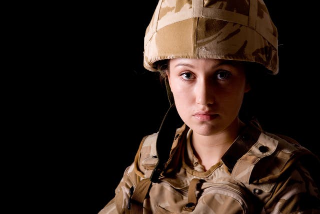 <p>Women soldiers continue to face extra challenges, from poorly fitting body-armour to bullying, harassment and sexual assault from their male peers and commanders</p>