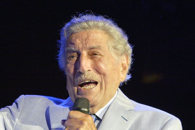 <p>Tony Bennett performing in August 2019</p>
