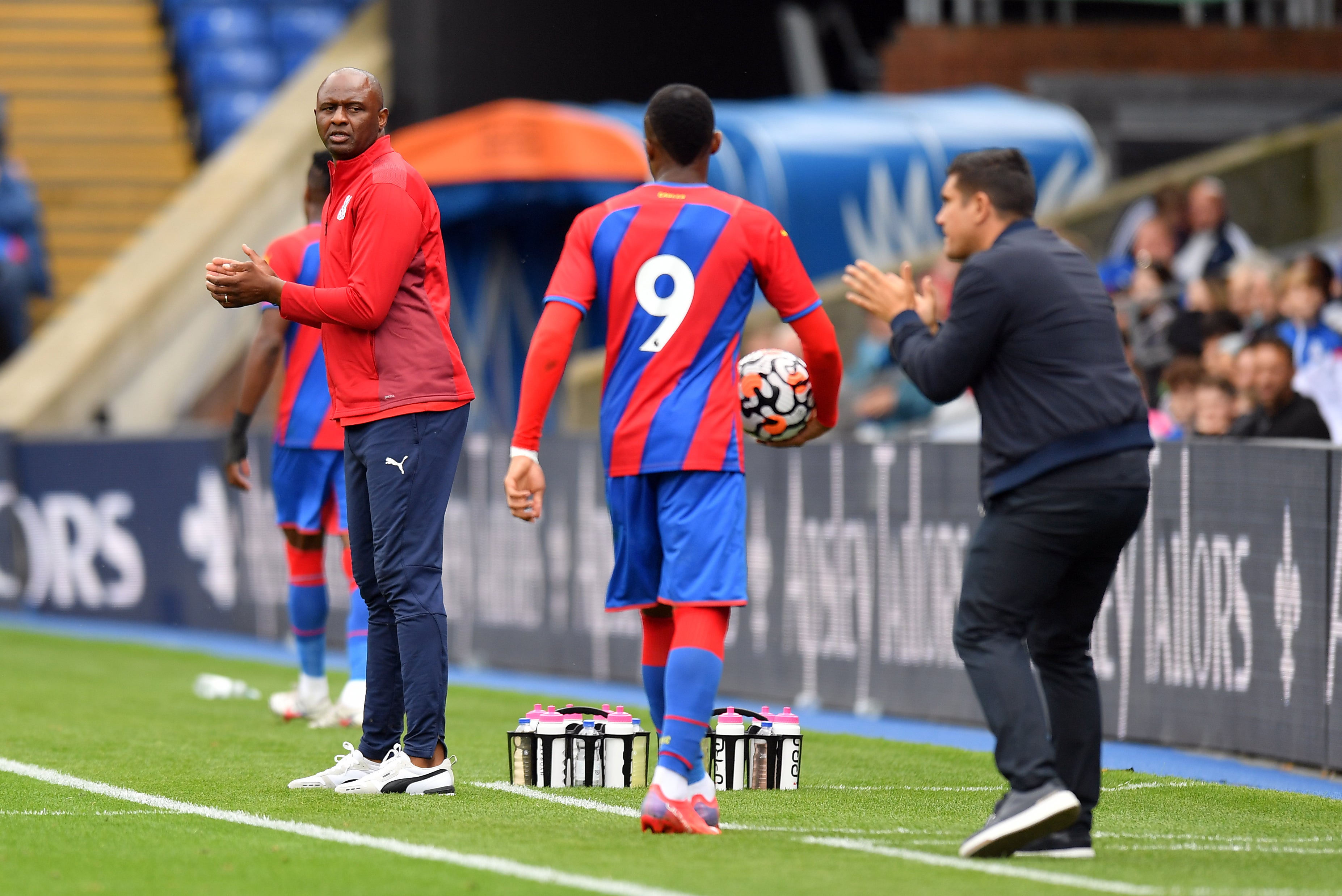 Patrick Vieira will get his Crystal Palace tenure under way at Chelsea on Saturday (Ashley Western/PA)
