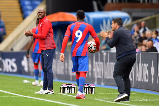 Patrick Vieira will get his Crystal Palace tenure under way at Chelsea on Saturday (Ashley Western/PA)