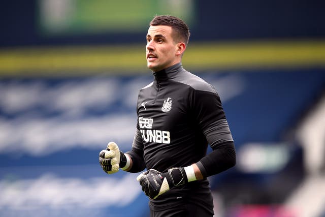<p>Newcastle goalkeeper Karl Darlow is recovering from the after-effects of Covid-19 (Nick Potts/PA)</p>