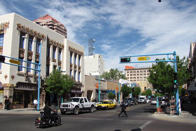 <p>Downtown Albuquerque, New Mexico.</p>