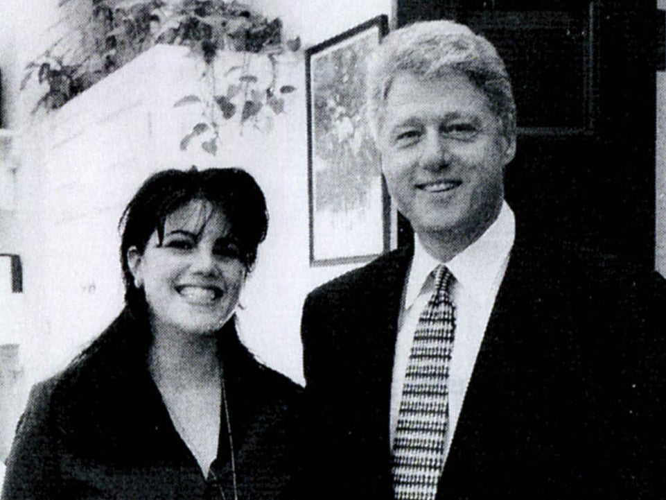 Bill Clinton finally admitted to having an affair with Monica Lewinsky when she was an intern