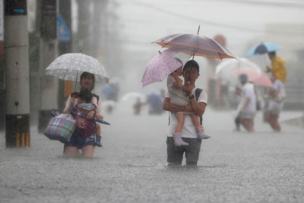 heavy-rain-causes-floods-mudslides-in-southwestern-japan-kyushu-japan