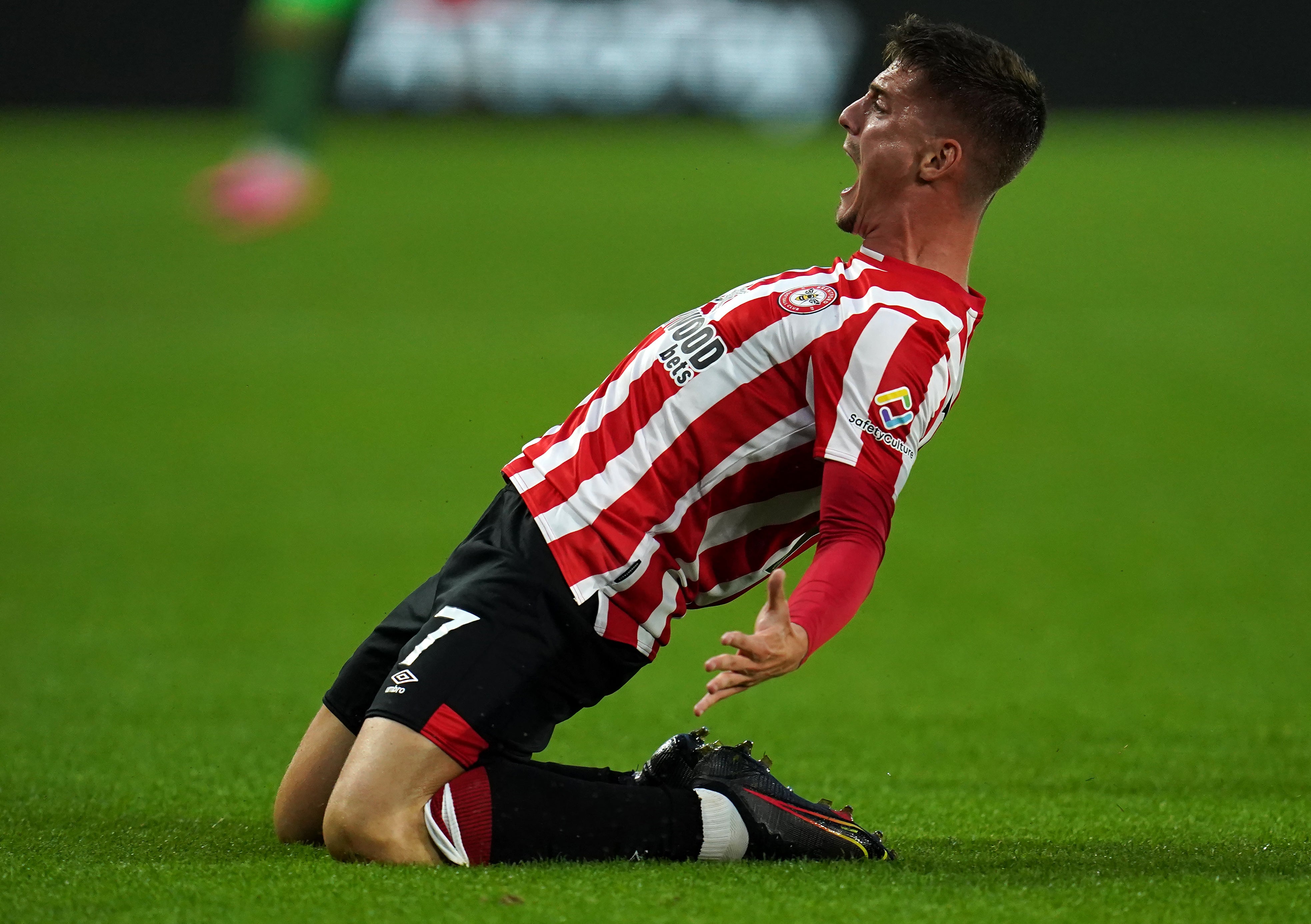Sergi Canos scored Brentford’s first goal in the Premier League (Nick Potts/PA)