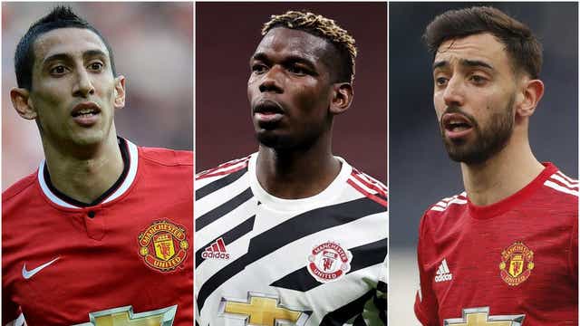 Manchester United have splashed the cash over the years on the likes of Angel Di Maria, Paul Pogba and Bruno Fernandes (PA)