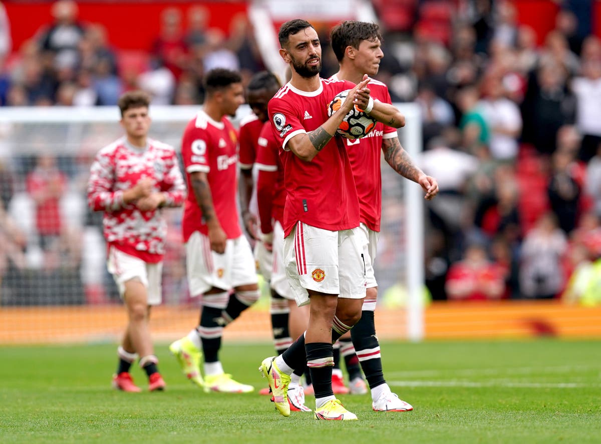 Bruno Fernandes scores opening-day hat-trick as Man Utd overpower Leeds