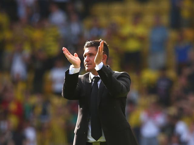 <p>Xisco Munoz, manager of Watford</p>