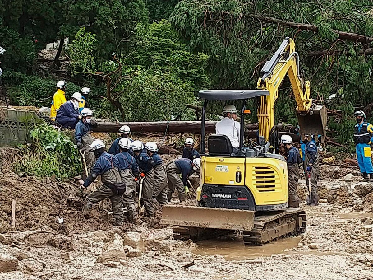 Torrential rain in Japan causes more floods, mudslides