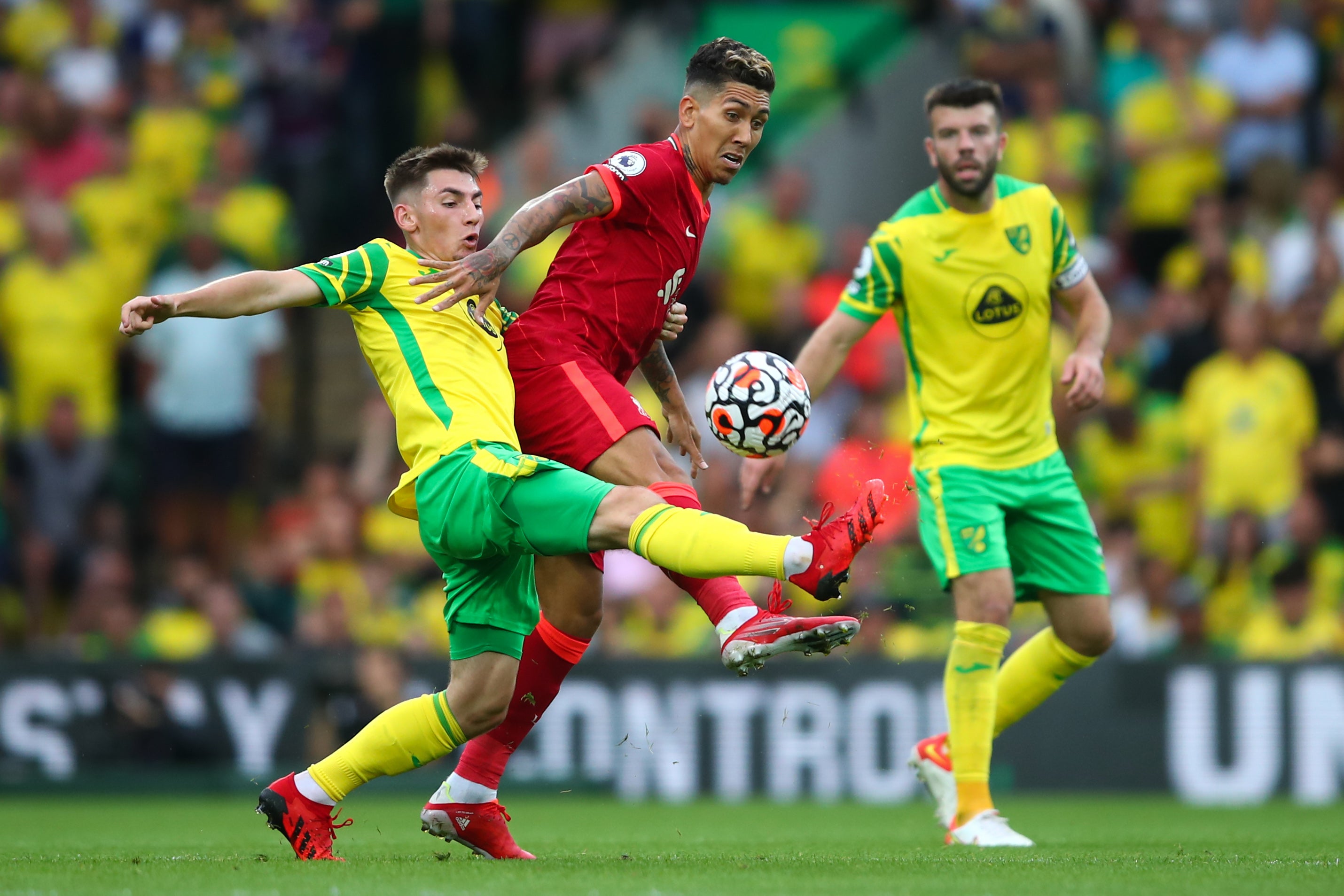Billy Gilmour was making his debut for Norwich after joining the club on loan from Chelsea