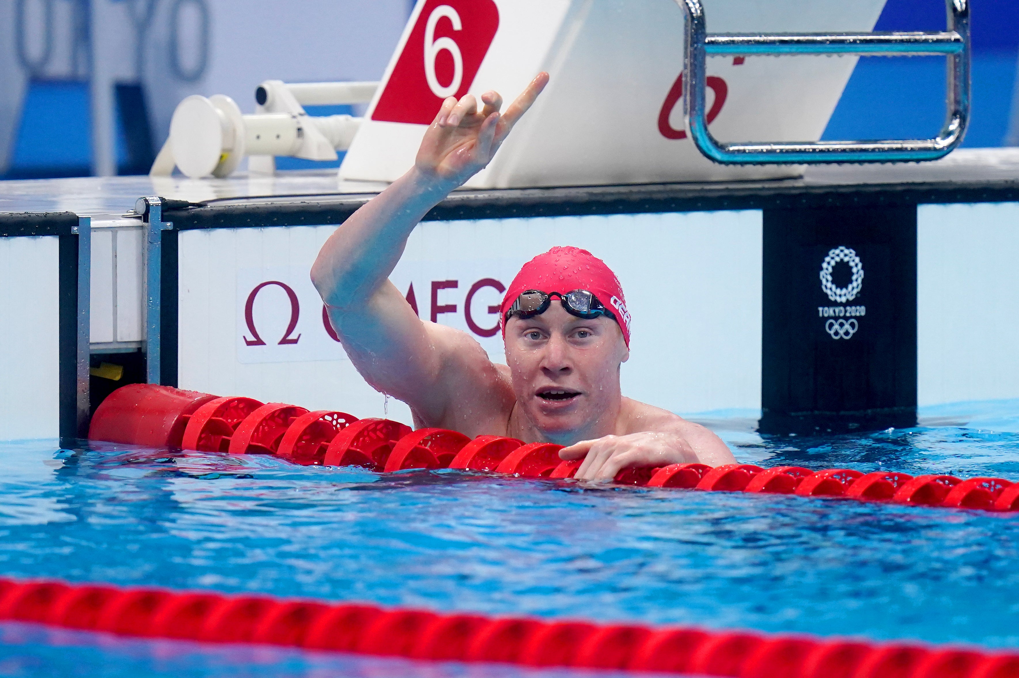 Tom Dean won gold in the pool (Adam Davy/PA)