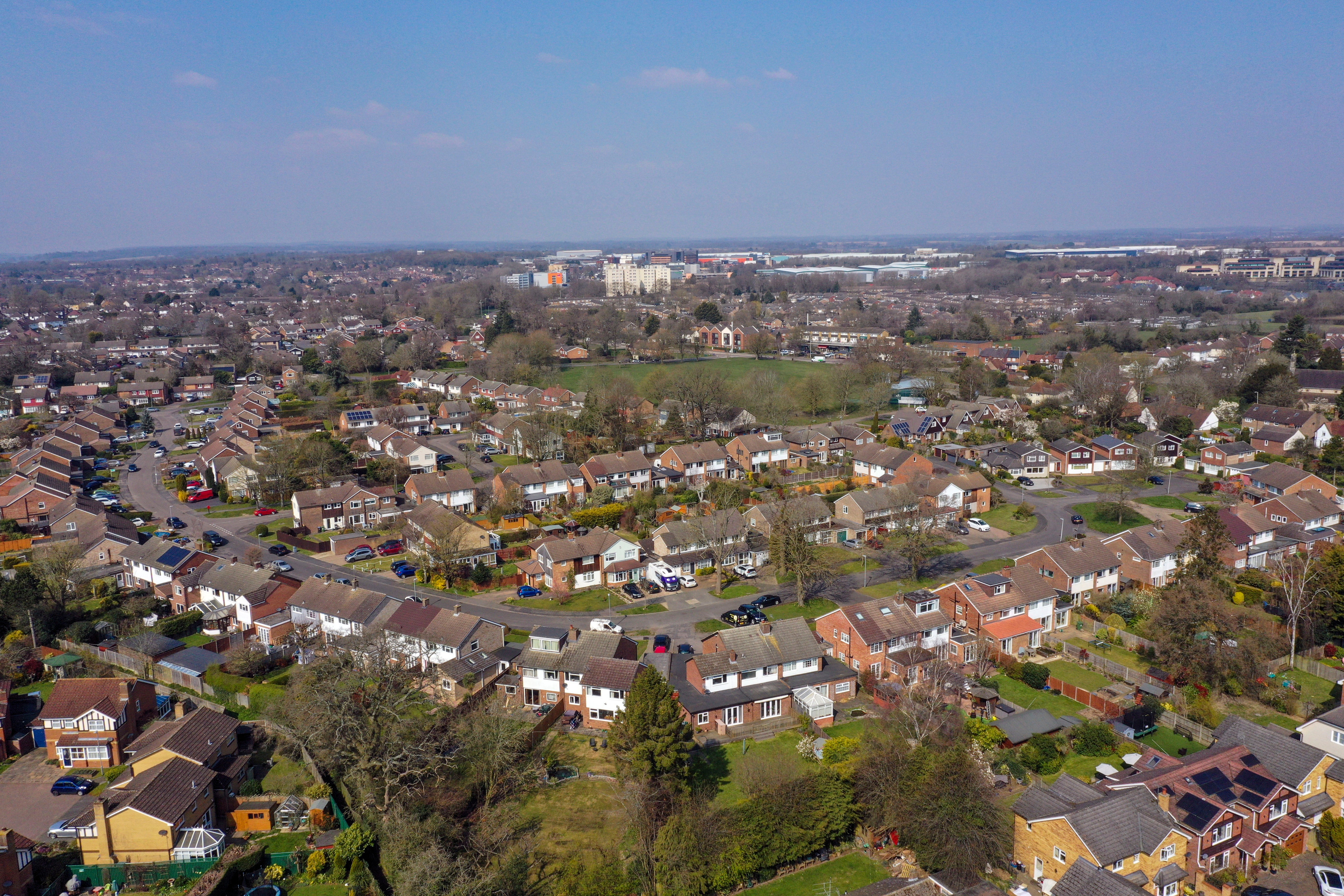 The average price tag on a home fell by just over £1,000 in August, according to Rightmove (Steve Parsons/PA)