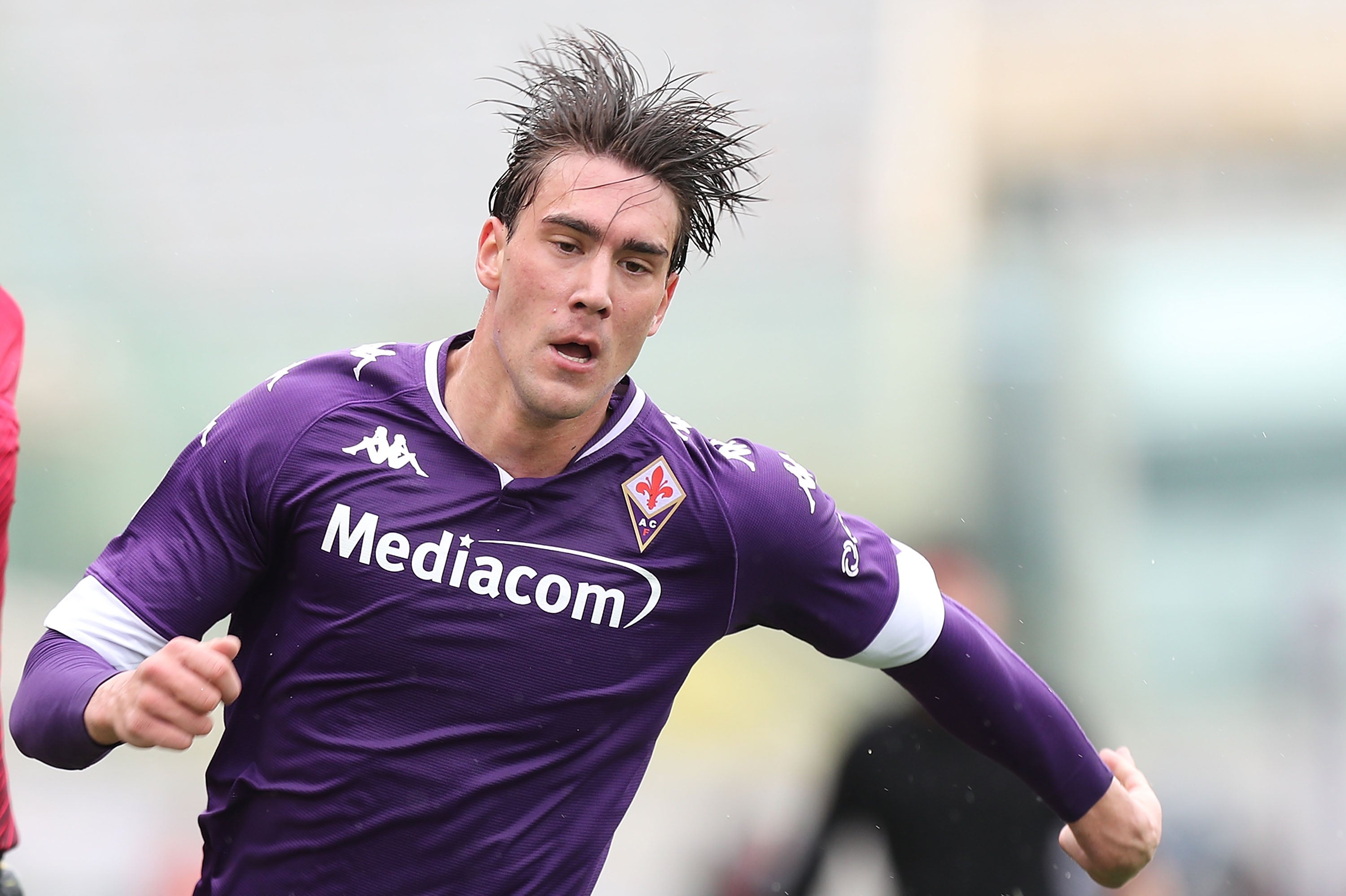Dusan Vlahovic of ACF Fiorentina is a target for Atletico Madrid and Tottenham