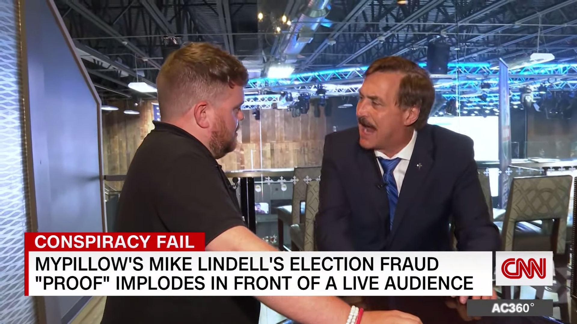 The moment Lindell’s claims of election fraud unravelled on live TV