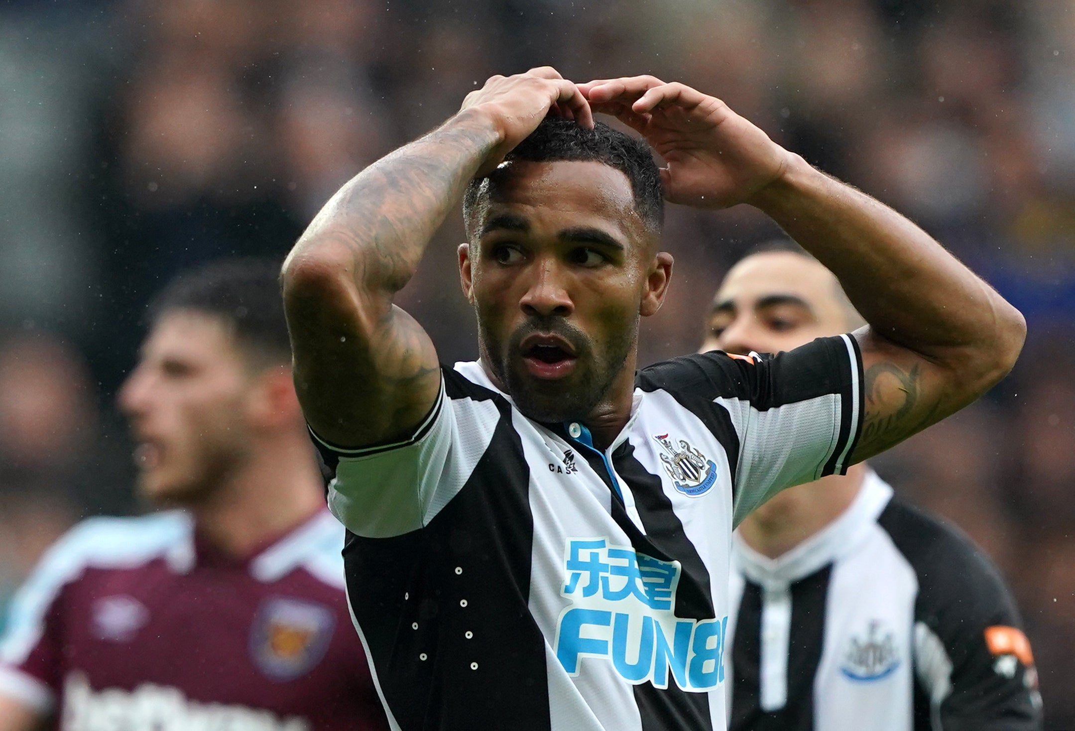 Callum Wilson said Newcastle’s loss to West Ham was “bittersweet” after he opened the scoring (Owen Humphreys/PA)
