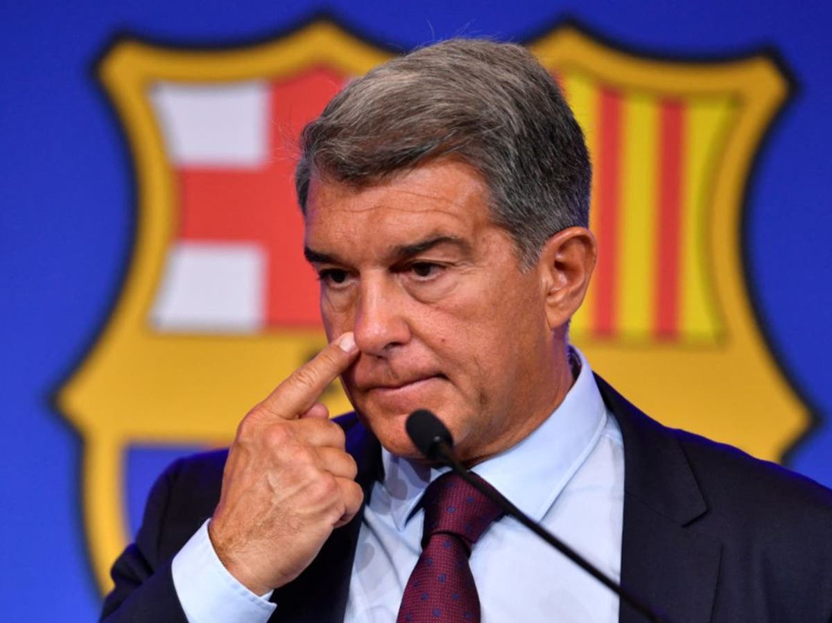 Barcelona in ‘very worrying’ financial situation, admits club president Joan Laporta