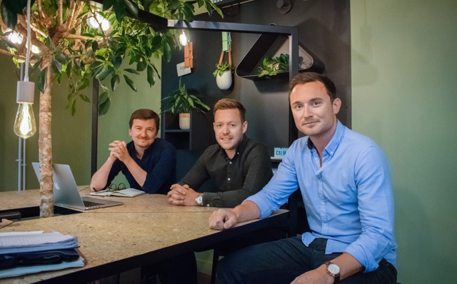 <p>Left to right: Pete Hykin, Stuart Robinson and Chris Eastwood raised ?6m from investors </p>