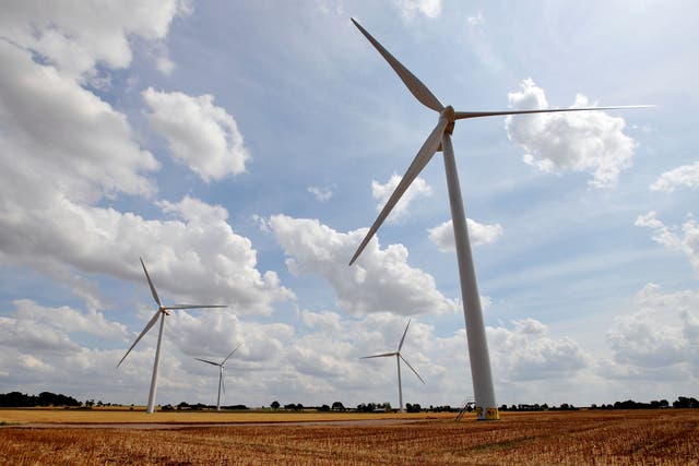 Some energy suppliers have their own wind farms, others do not (Nick Ansell/PA)