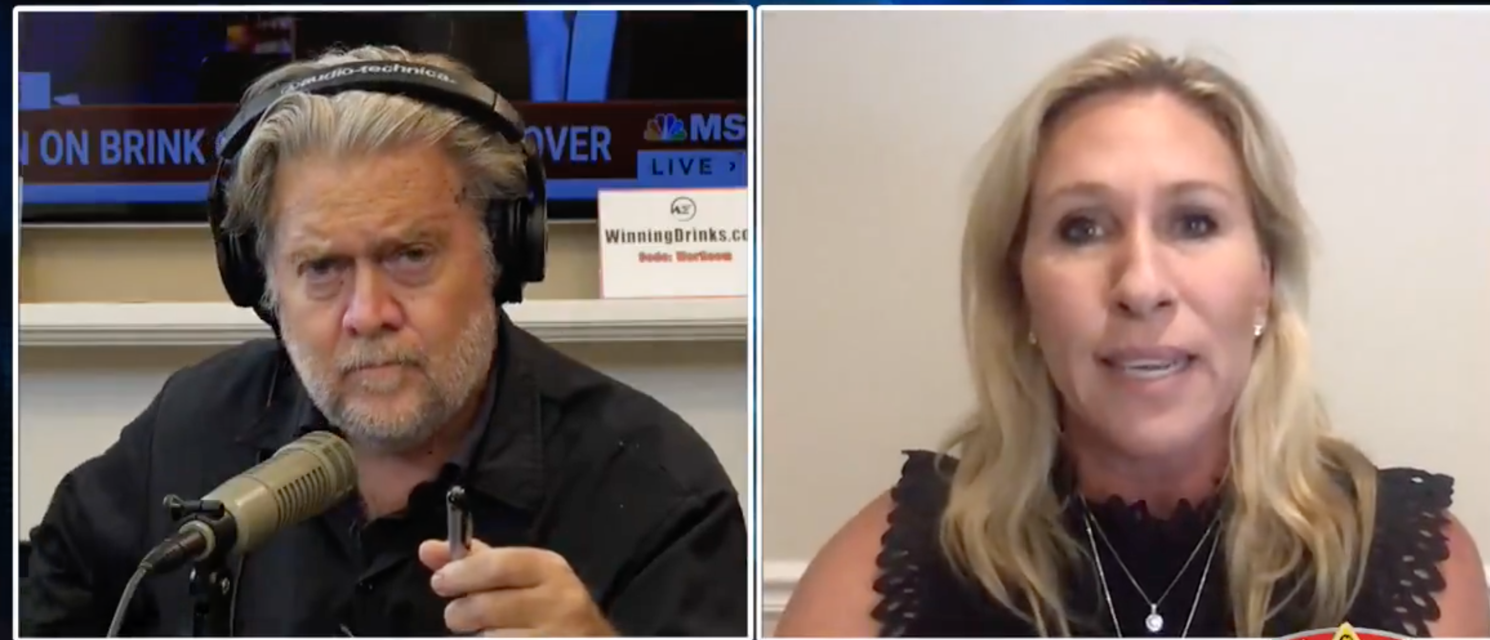 <p>Greene claimed Joe Biden should be impeached for his handling of the Afghan withdrawal</p>