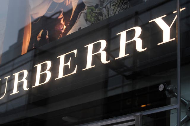 Burberry was one of Monday’s biggest fallers (Anna Gowthorpe/PA)
