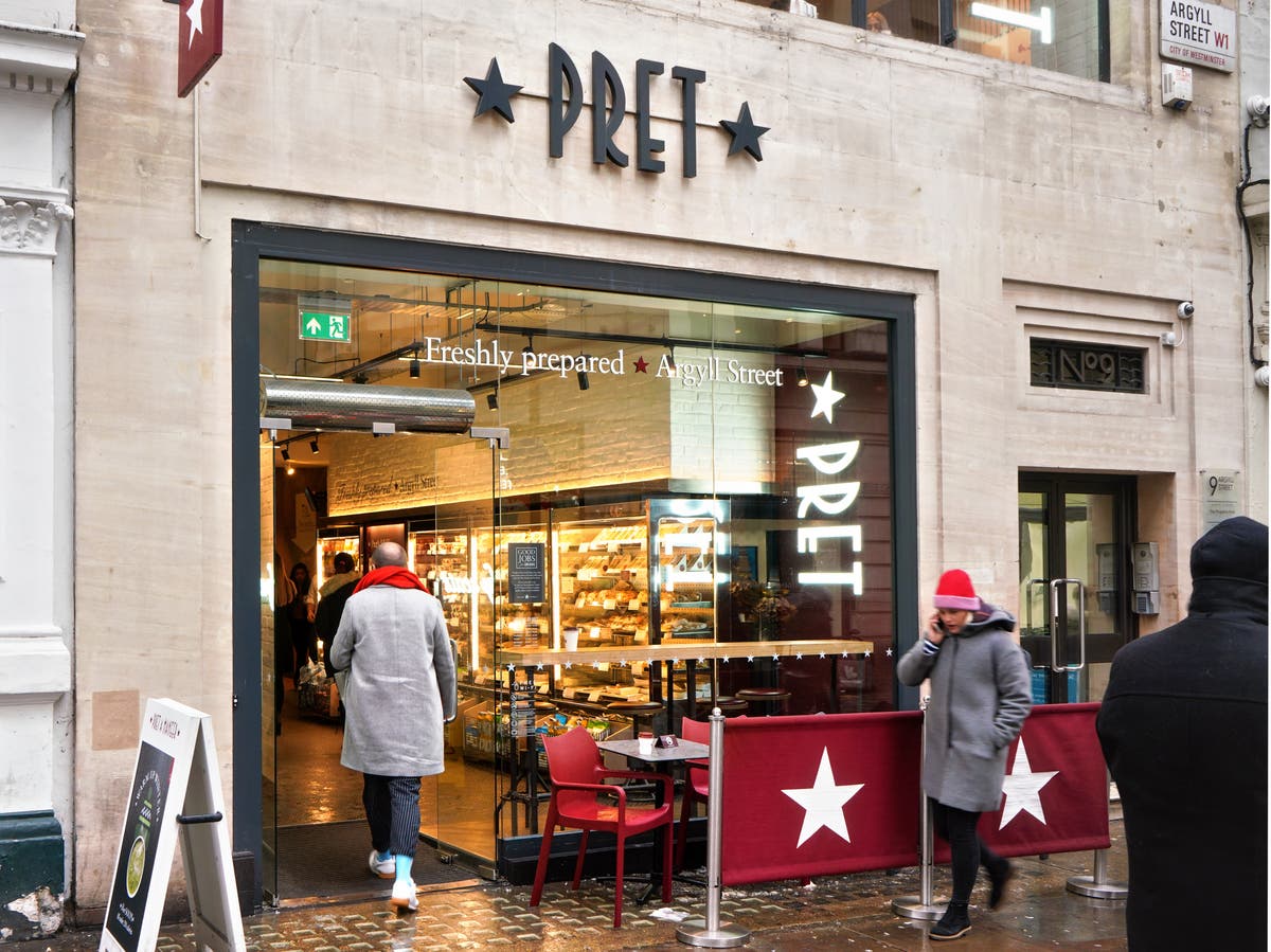 Pret a Manger looking to expand outside city centres as shops in regional towns ‘busier than ever’