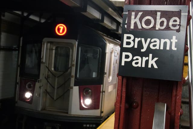 <p>A New York City subway</p>