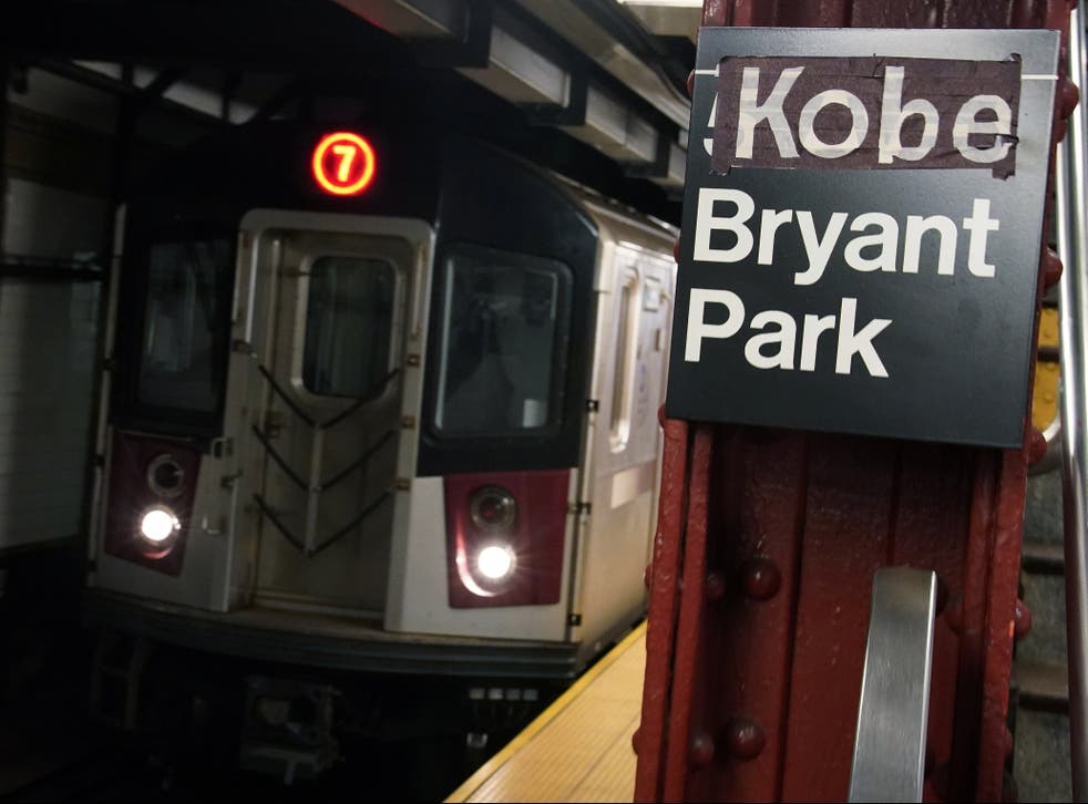 <p>A New York City subway</p>