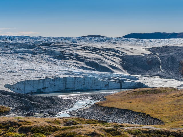 <p>The Greenland ice sheet</p>