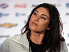 Former US soccer goalkeeper Hope Solo arrested for drink-driving with two children in car 