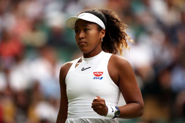 Naomi Osaka, en la foto, se puso a llorar en su primera conferencia de prensa después de retirarse del Abierto de Francia (Steven Paston / PA)