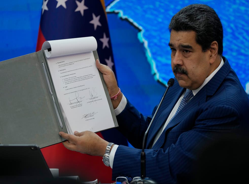 VENEZUELA-MADURO DIÁLOGO