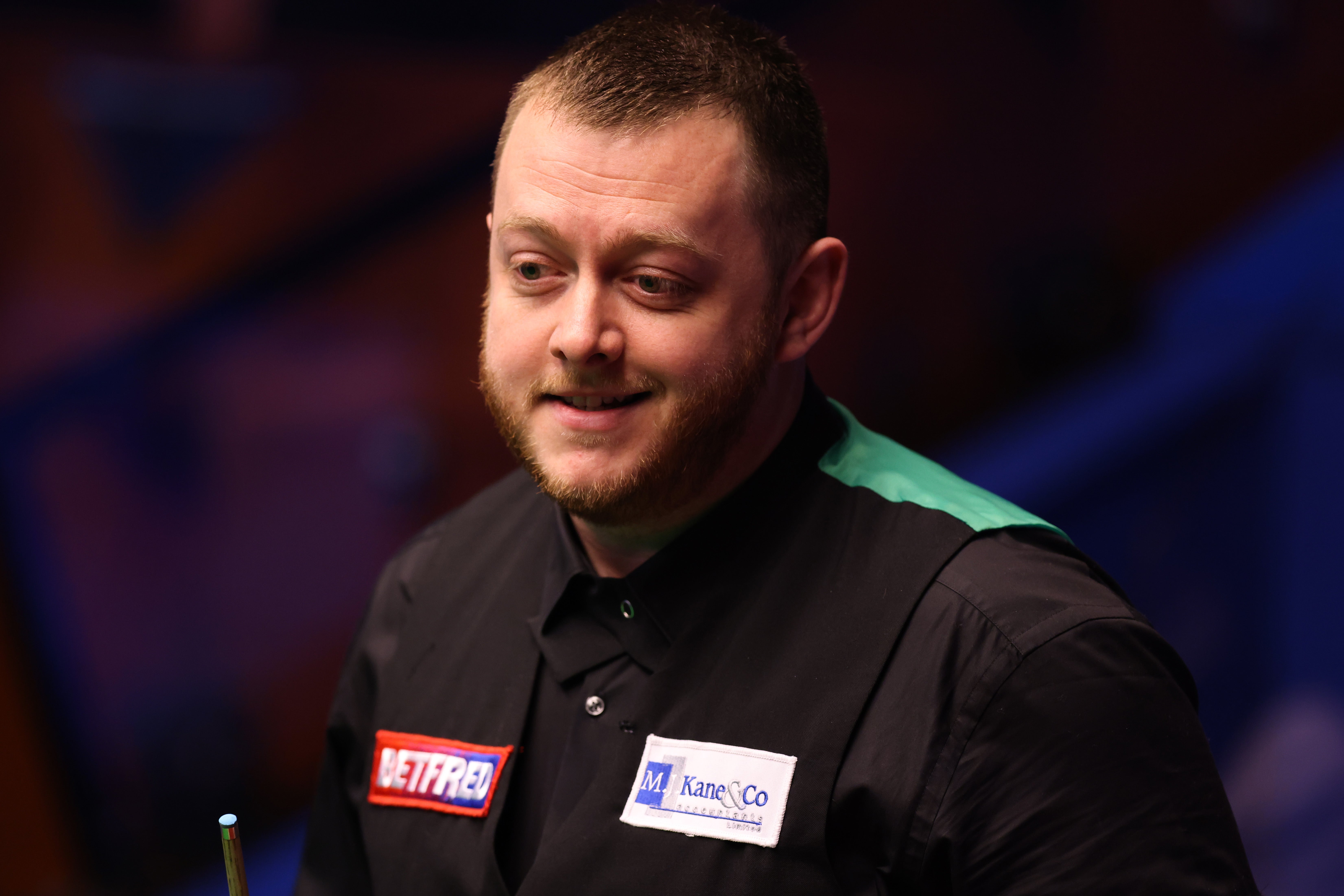 Mark Allen overcame ex-partner Reanne Evans (George Wood/PA)