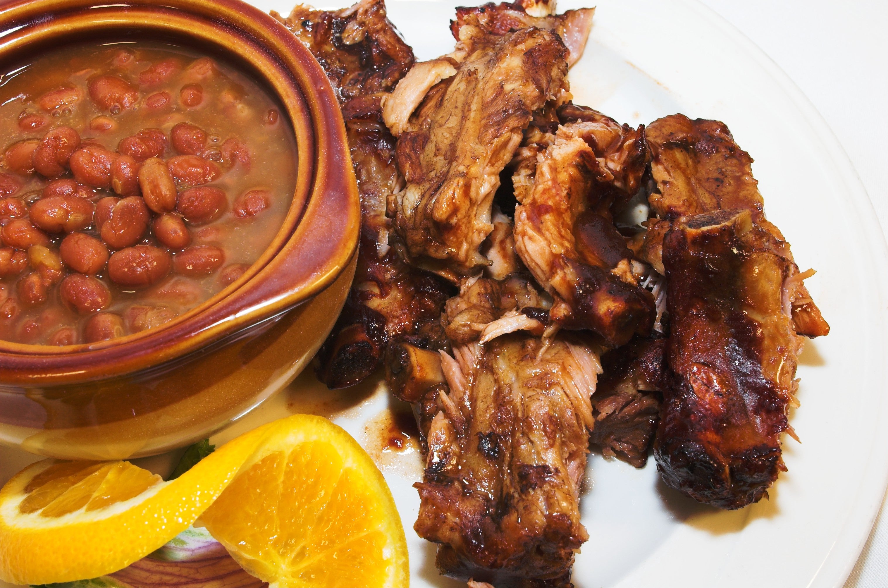 Baby back ribs and baked beans is back on the menu