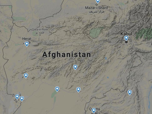 <p>Airlines are re-routing flights</p>