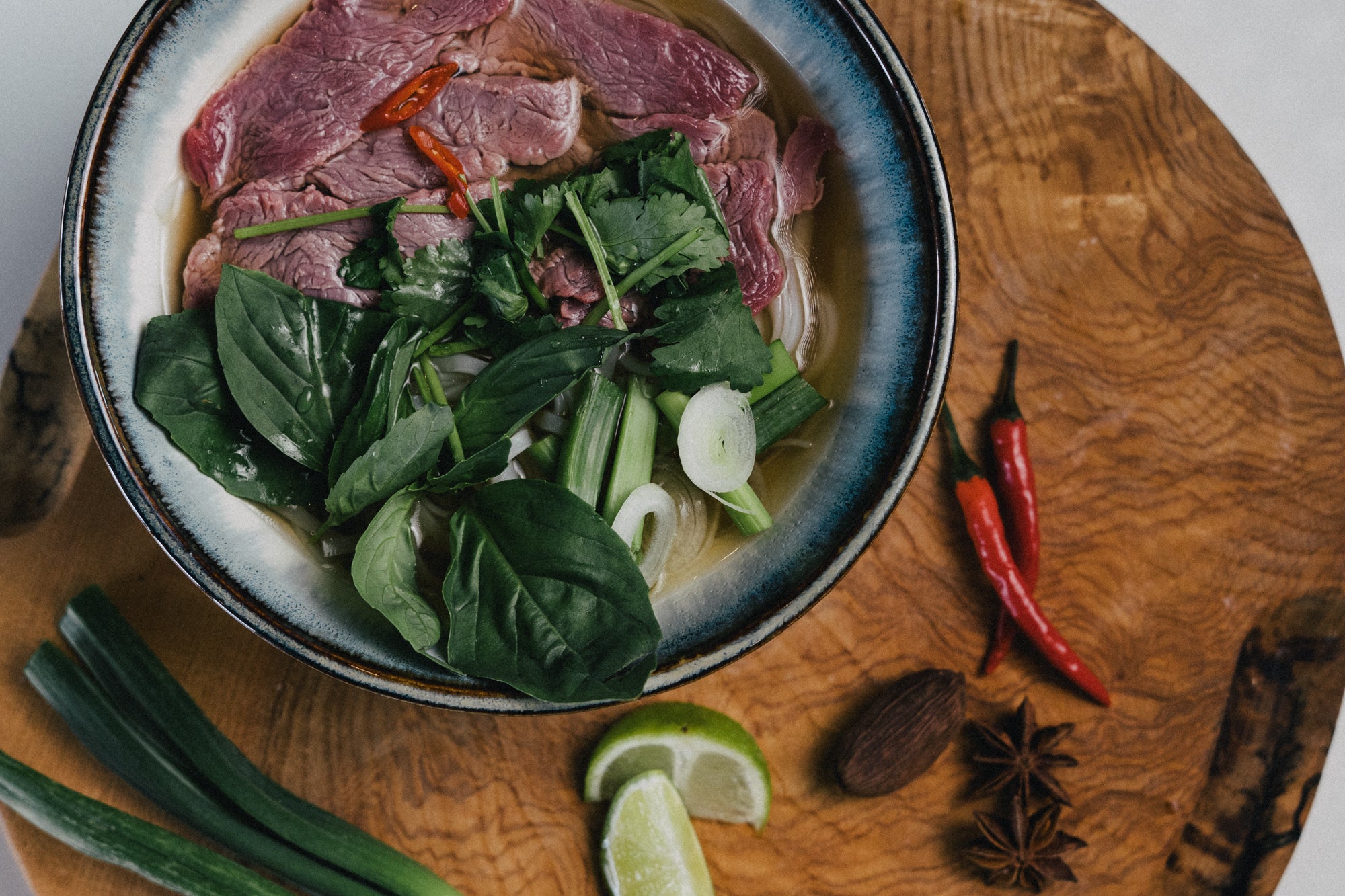 The beef kit: the meat is so thin, it cooks when you add the steaming hot broth