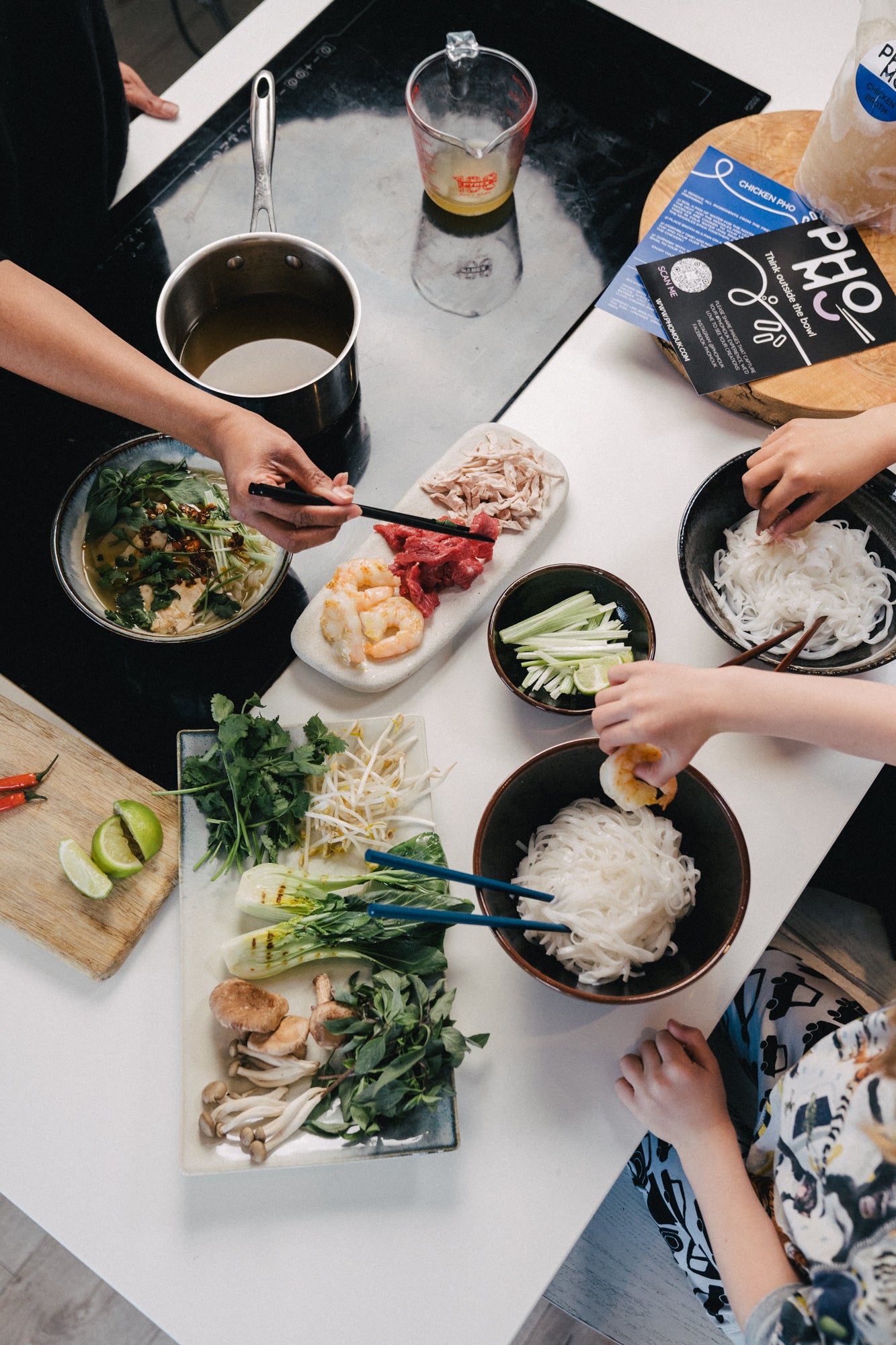 DIY Pho Kit, Cooking