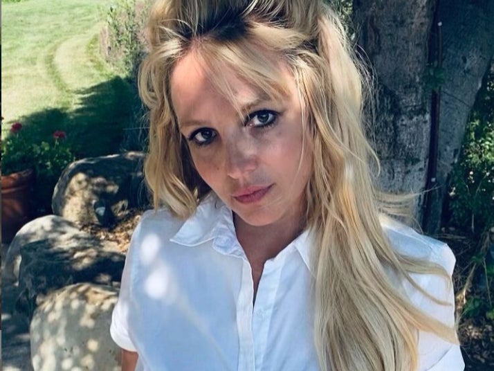 <p>Britney Spears has shared several topless selfies on Instagram, sparking concern or confusion among some of her fans</p>