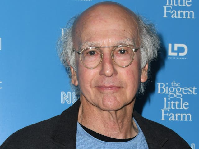 <p>Larry David attends the LA Premiere Of Neon's "The Biggest Little Farm" at the Landmark Theater on May 07, 2019 in Los Angeles, California. </p>