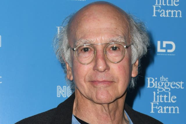 <p>Larry David attends the LA Premiere Of Neon's "The Biggest Little Farm" at the Landmark Theater on May 07, 2019 in Los Angeles, California. </p>