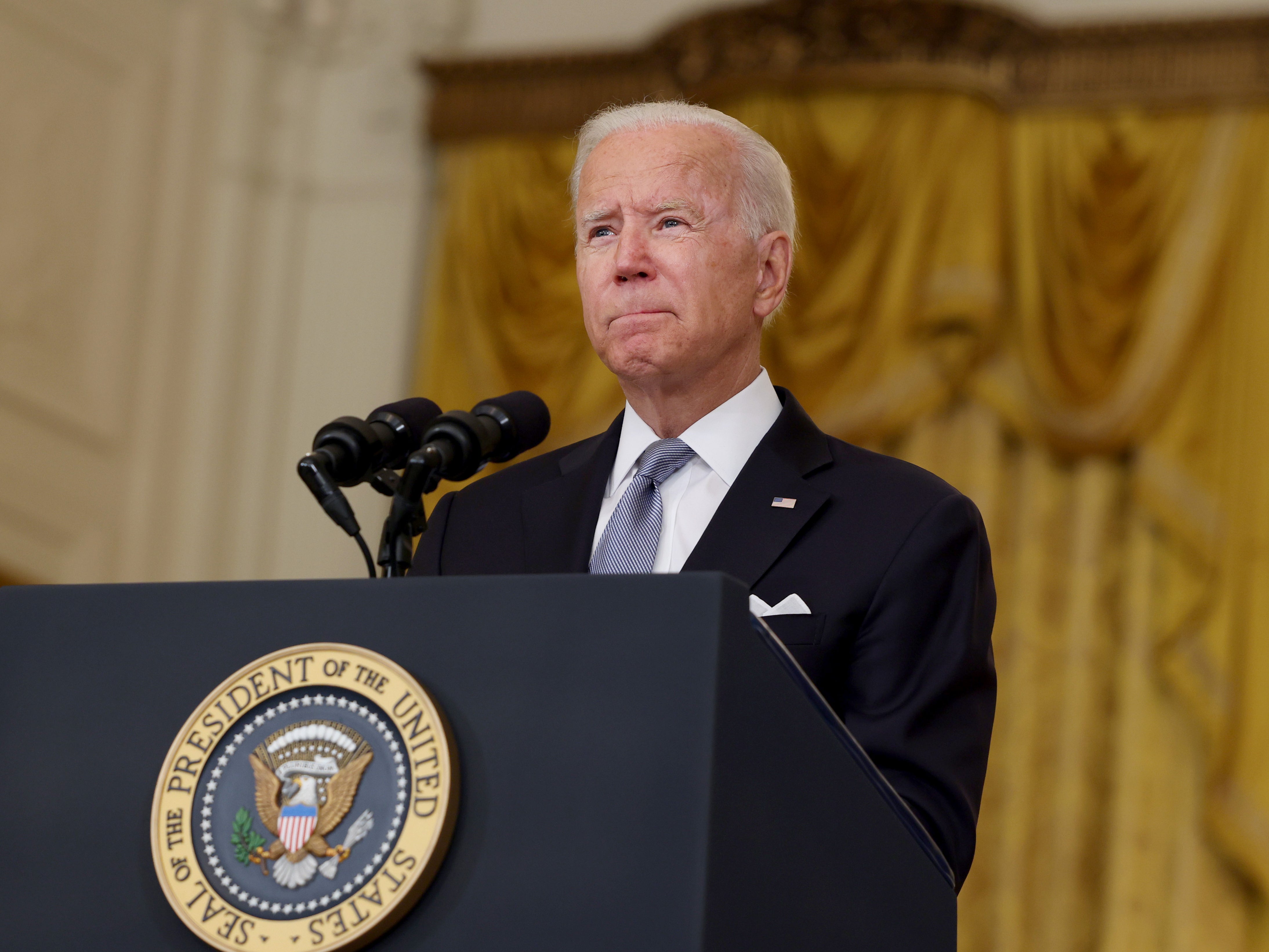 Joe Biden is doubling down on the US decision to retreat