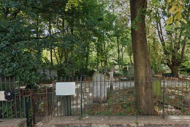 <p>Tower Hamlets Cemetery Park  in east London </p>