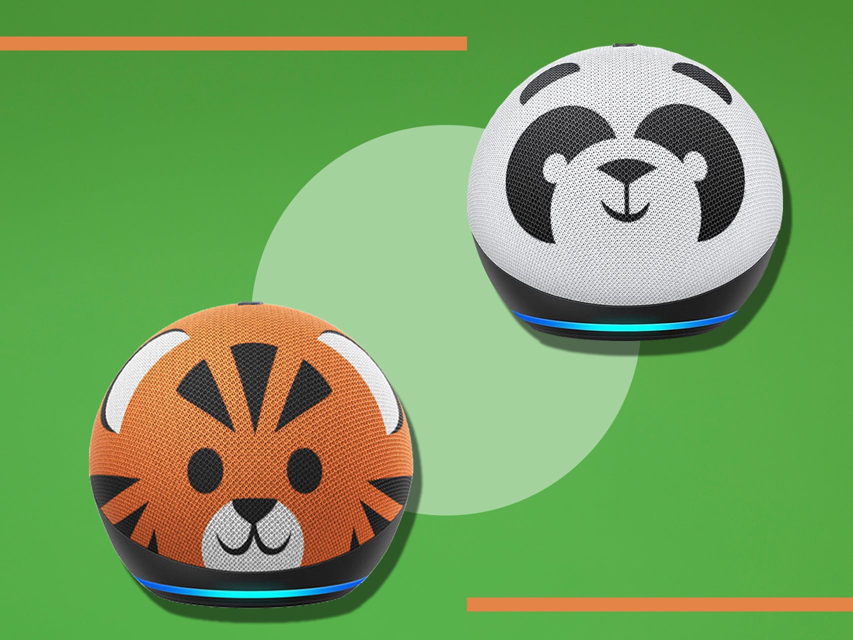 The super cute designs include an adorable little tiger or panda head