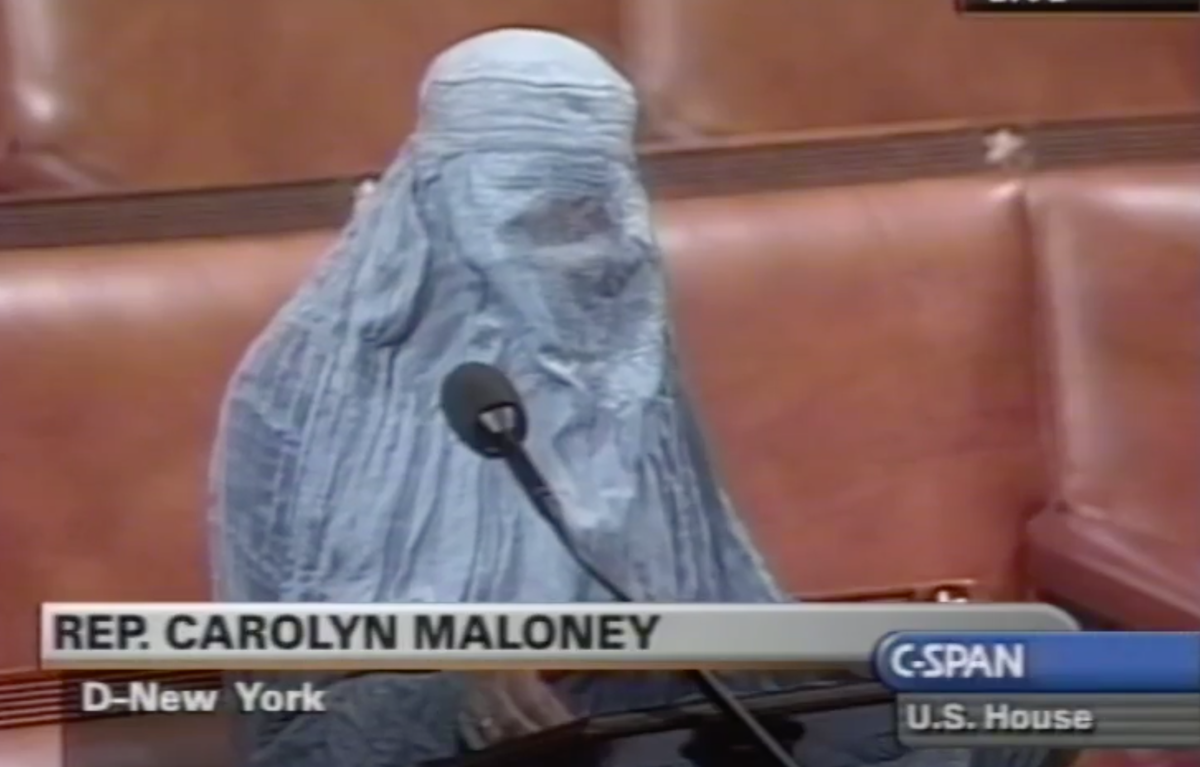 NYC congresswoman who wore burqa in 2001 speech tells of &lsquo;heartbreak&rsquo; over Afghanistan