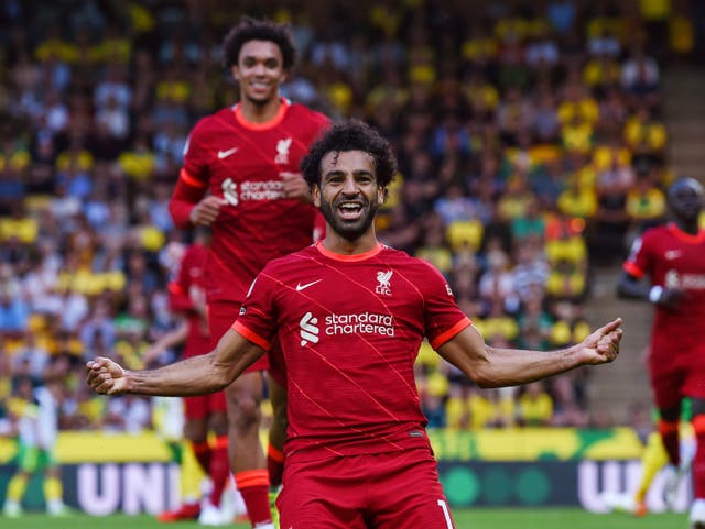 El delantero del Liverpool Mohamed Salah