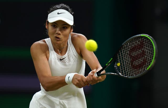 Emma Raducanu beat Belgian top seed Alison van Uytvanck at the Chicago 125 tournament (Adam Davy/PA Images).